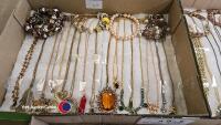 3 x trays of fashion and costume jewellery - 3