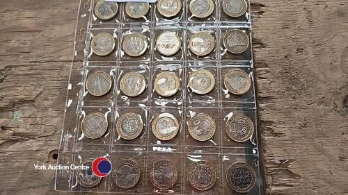 Assortment of collectable £2 coins