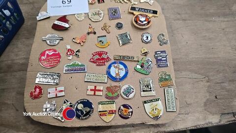 Vintage badges