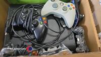 Xbox360 Games Console together with a selection of games etc in 2 boxes - 4