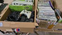 Xbox360 Games Console together with a selection of games etc in 2 boxes - 5