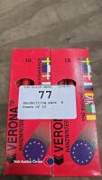 Handwriting pens, 4 boxes of 10