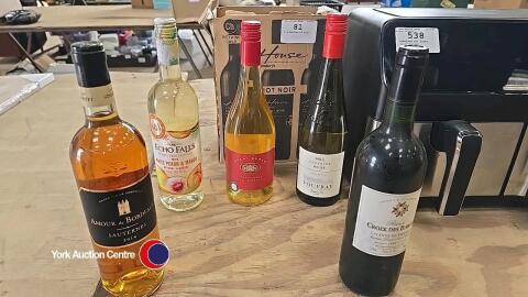 5 x bottles of wine