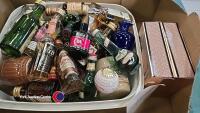 1 box of vintage alcohol miniatures- not for consumption - 2