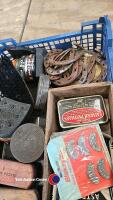 Shoe repairing and cleaning equipment