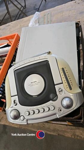 Philips combi & TV bracket &b Alba ghetto blaster
