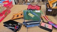 6 x handbags and purse