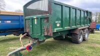 Bailey TB15 trailer, floatation tyres, hydraulic back door - 2