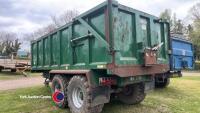 Bailey TB15 trailer, floatation tyres, hydraulic back door - 3