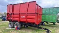12T, 16ft silage trailer with up and over door, 6yr old, very good condition