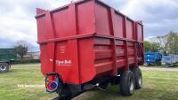 12T, 16ft silage trailer with up and over door, 6yr old, very good condition - 2