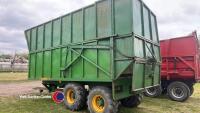 12/14T pusher grain/silage trailer, hyd back door, push out front - 3
