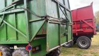 12/14T pusher grain/silage trailer, hyd back door, push out front - 4