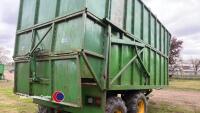 12/14T pusher grain/silage trailer, hyd back door, push out front - 6