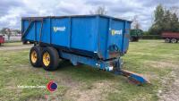West 10T tipping trailer, auto door