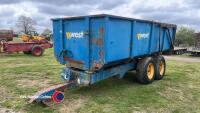 West 10T tipping trailer, auto door - 2