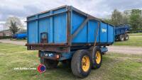 West 10T tipping trailer, auto door - 4