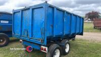 8T twin axle tipping trailer - 4