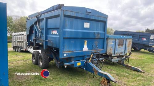 AS Marston 8T high tip trailer, roll over sheet, hydraulic door, external remote controls