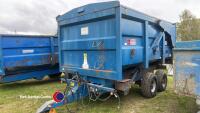AS Marston 8T high tip trailer, roll over sheet, hydraulic door, external remote controls - 2