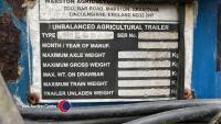AS Marston 8T high tip trailer, roll over sheet, hydraulic door, external remote controls - 7