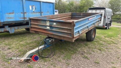 AS Marston 6t tipping trailer c/w extra sides, hydraulic brakes, LED Lights