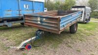 AS Marston 6t tipping trailer c/w extra sides, hydraulic brakes, LED Lights