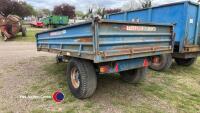 AS Marston 6t tipping trailer c/w extra sides, hydraulic brakes, LED Lights - 4