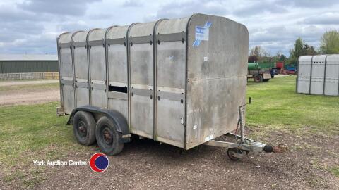 Ifor Williams 12ft cattle/sheep trailer with decks
