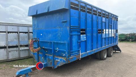 Stewart tractor drawn livestock trailer