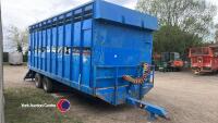 Stewart tractor drawn livestock trailer - 2
