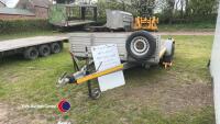 4 wheeled trailer, Alko chassis, 14ft long, key/lights in office - 2