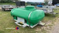 Trailer engineering 2200 litre skid mounted water bowser hardly used vgc