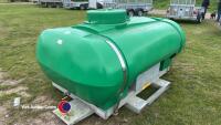 Trailer engineering 2200 litre skid mounted water bowser hardly used vgc - 2