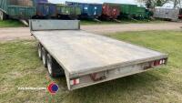 Graham Edwards 14ft general purpose trailer, c/w recent new floor, ramp trays, LED lights - 3