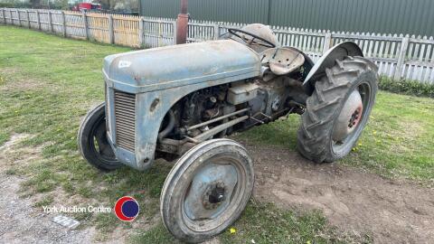 Grey Ferguson tractor, for spares or repair, key in office