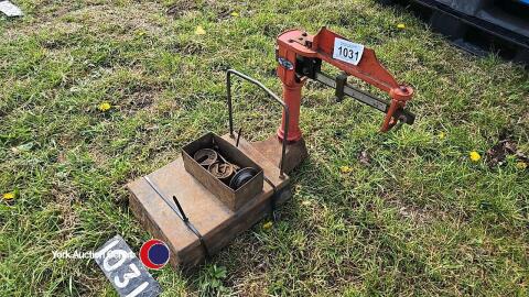 Balance weight platform scale shop size 3kg or 7lbs with weights