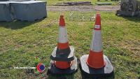 4 x road cones