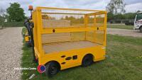 Electric powered, large, 13amp, 4 wheel barrow, cage sides - 2