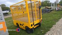 Electric powered, large, 13amp, 4 wheel barrow, cage sides - 3