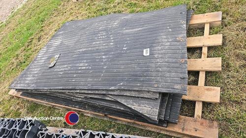 Quantity of heavy rubber matting