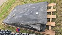Quantity of heavy rubber matting
