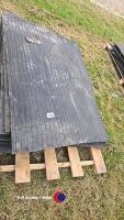 Quantity of heavy rubber matting - 2