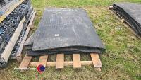 Quantity of heavy rubber matting - 3