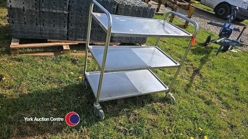 Stainless steel trolley