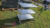 Stainless steel trolley