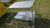 Stainless steel trolley