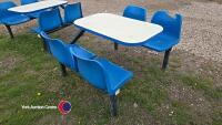 Canteen table and chairs