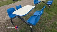 Canteen table and chairs - 3