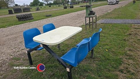 Canteen table and chairs